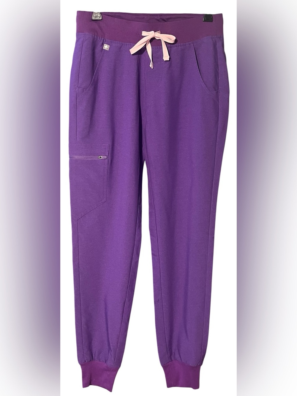 💜FIGS Zamora Jogger Scrub Pants. Ultra Violet. Size-XS. EUC.